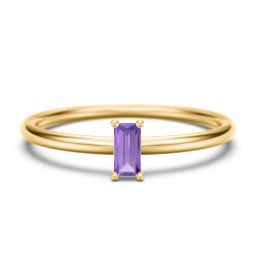 Vertical Baguette Stackable Ring