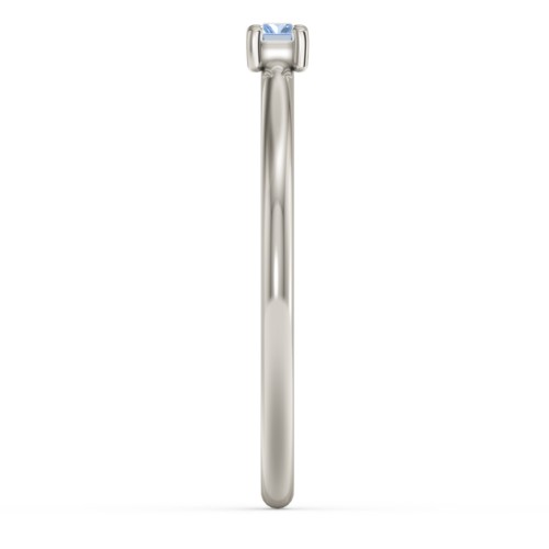 East-West Stackable Baguette Ring