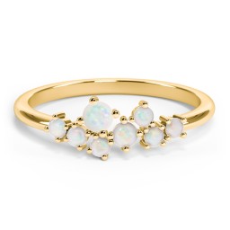 8-Stone Cluster Ring