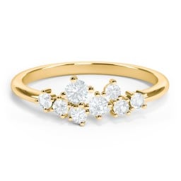 8-Stone Cluster Ring