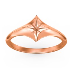 Women's North Star Signet Ring
