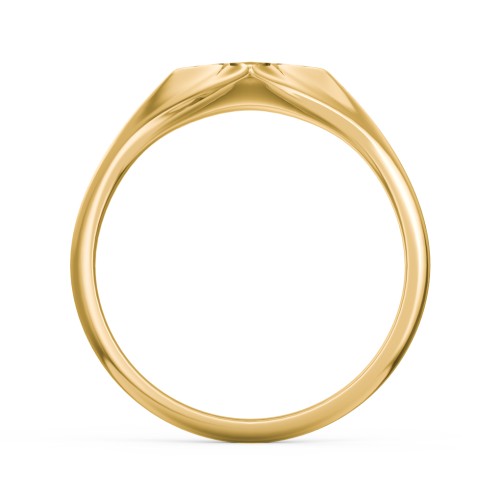 Women's North Star Signet Ring – 18K Gold Plated Silver