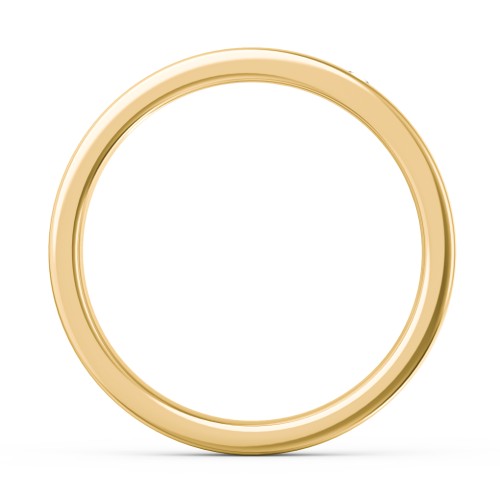 Stackable Birthstone Ring with Engraving – 18K Gold Plated Silver with Cubic Zirconia