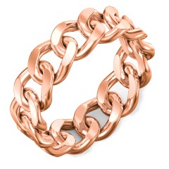 Wide Curb Link Chain Ring