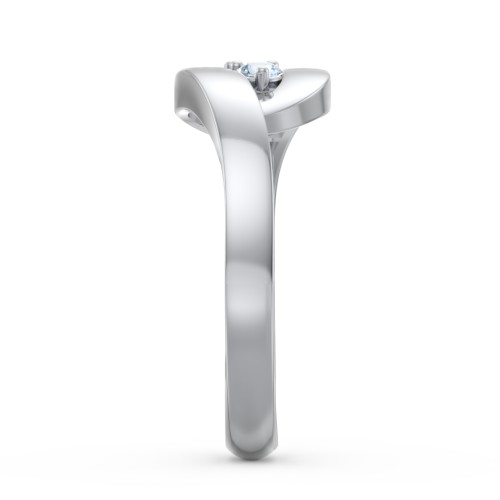Swirl Double Birthstone Ring