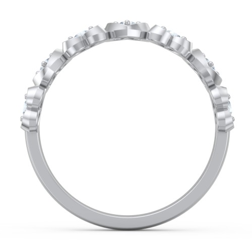 Multi-Heart Ring with Birthstones