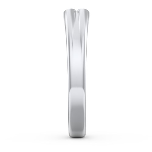 Engravable Open Cuff Heart Ring