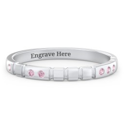 "Love" Morse Code Ring with Accents