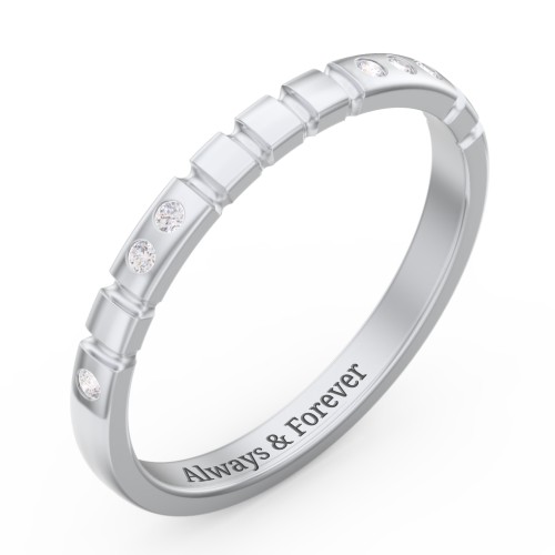 "Love" Morse Code Ring with Accents