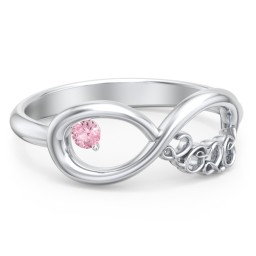 2020 Infinity Ring with Birthstone