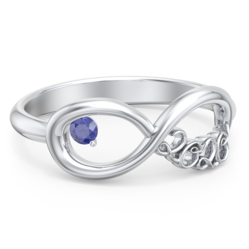 2020 Infinity Ring with Birthstone