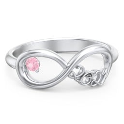 2021 Infinity Ring with Birthstone
