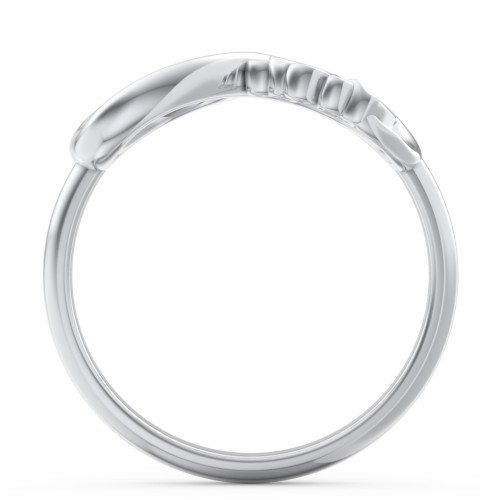 2021 Infinity Ring with Birthstone – Sterling Silver with Blue Sapphire