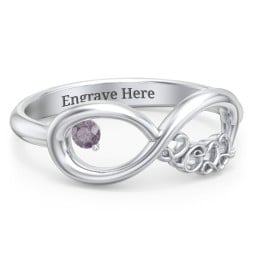 2022 Infinity Ring with Birthstone