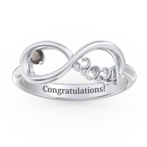 2024 Infinity Ring with Birthstone