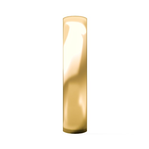 Half Round Comfort Fit Wedding Band - 4mm Width – 10K Yellow Gold