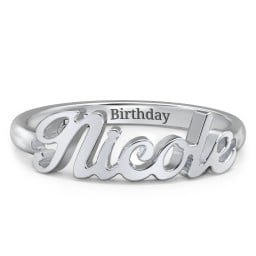 Personalized Name Ring