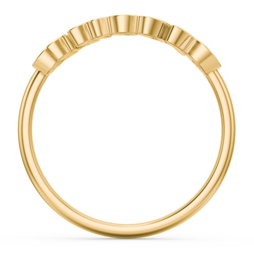 Personalized Name Ring – 10K Yellow Gold