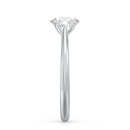 1 ct. (7x5mm) Oval Moissanite Classic Two Tone Engagement Ring