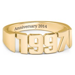 Personalized Year Ring