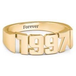 Personalized Year Ring