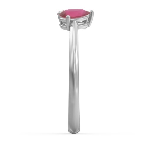Toi et Moi Oval and Pear Gemstone Ring