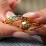 Rainbow Stackable Ring - 2mm – 10K Yellow Gold with Topaz - Rainbow
