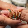 Rainbow Stackable Ring - 3mm