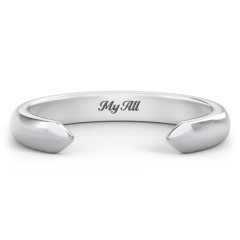 Classic Open Cuff Ring – Sterling Silver
