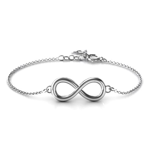 Classic Infinity Bracelet – Sterling Silver