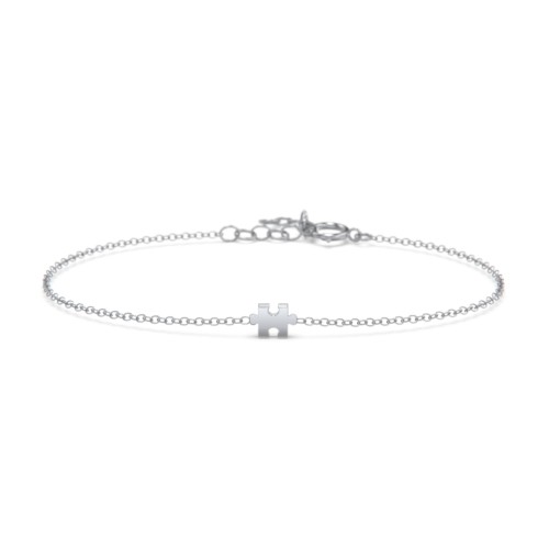 Puzzle Piece Bracelet – Sterling Silver