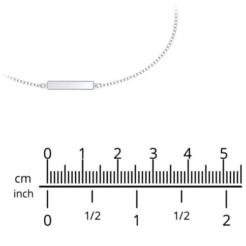 Engravable Thin Bar Bracelet