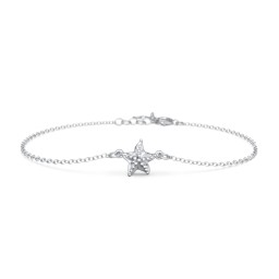 Starfish Bracelet in 925 Sterling Silver