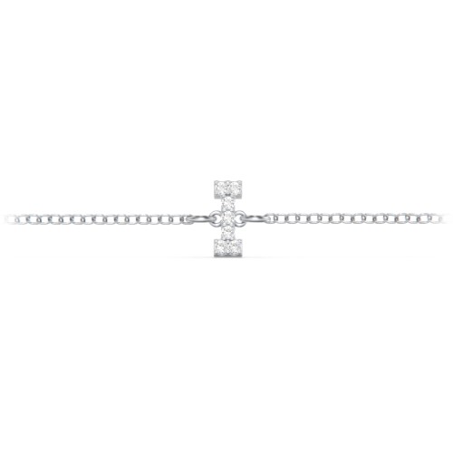 Pavé Initial Bracelet - I