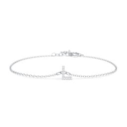 Pavé Initial Bracelet - L