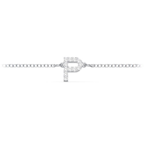 Pavé Initial Bracelet - P