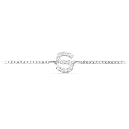 Pavé Initial Bracelet - S