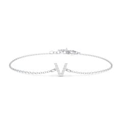 Pavé Initial Bracelet - V