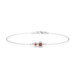 Generations 2-Stone Bezel Set Mother's Bracelet
