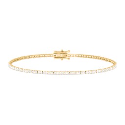 Lab Grown Diamond Tennis Bracelet (1 ct. tw.) in 10K Solid Yellow Gold