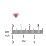Puffy Heart Birthstone Bracelet – 18K Gold Plated Silver with Garnet