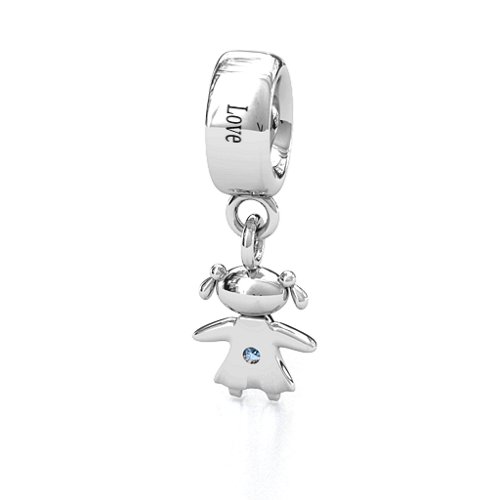 Happy Girl Bracelet Charm