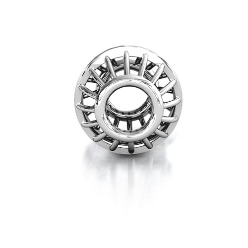 All Caged Up Bracelet Charm – Sterling Silver
