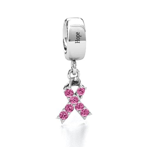 Awareness Ribbon Bracelet Charm