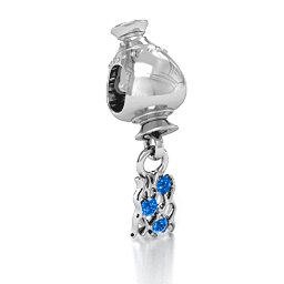 Aquarius Free Flowing Bracelet Charm