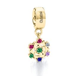 Seven Chakras Bracelet Charm