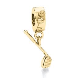 Hole-in-One Golf Bracelet Charm