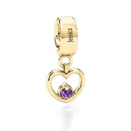 Heart Nest Bracelet Charm
