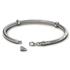 7.5" Silver Snake Bracelet