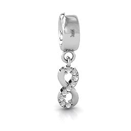 Infinity Bracelet Charm with Stones